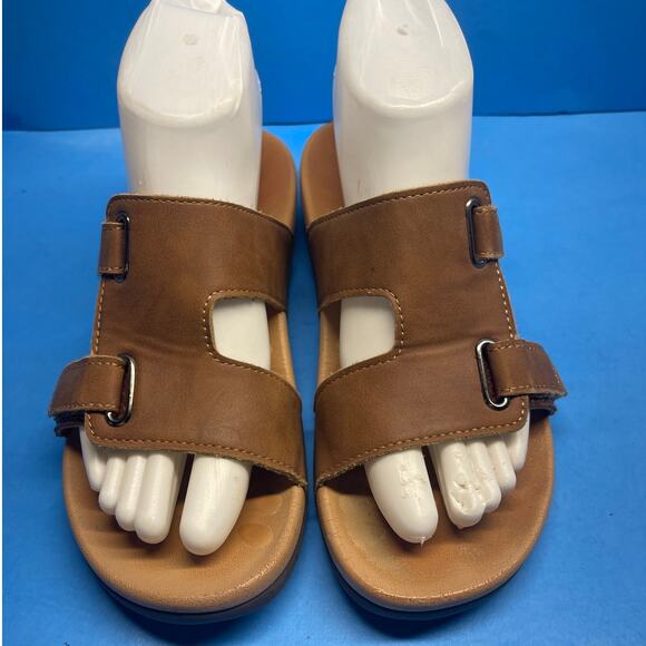 MEGNYA Comfortable Orthopeic Flip Flops for Women, Best Plantar Fasciitis Size 6 - Picture 6 of 11